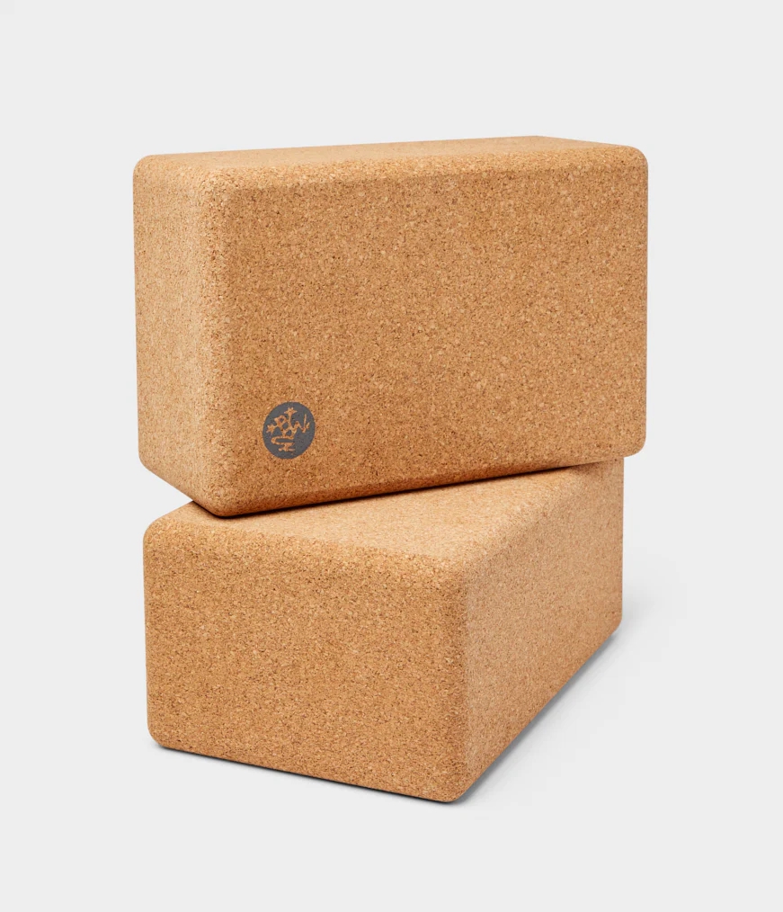 Men's Manduka CORK YOGA - 2 PACK Blocks Brown | 7499663