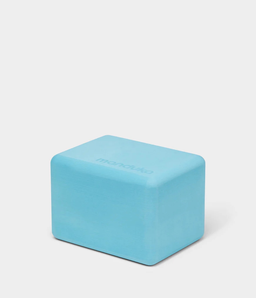 Men's Manduka RECYCLED FOAM YOGA MINI Blocks Blue | 6767714