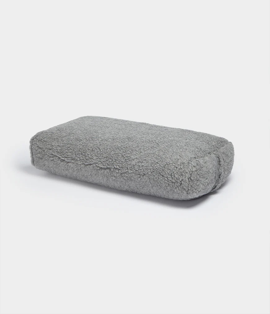 Men's Manduka WOOL RECTANGULAR Bolster Grey | 1556133