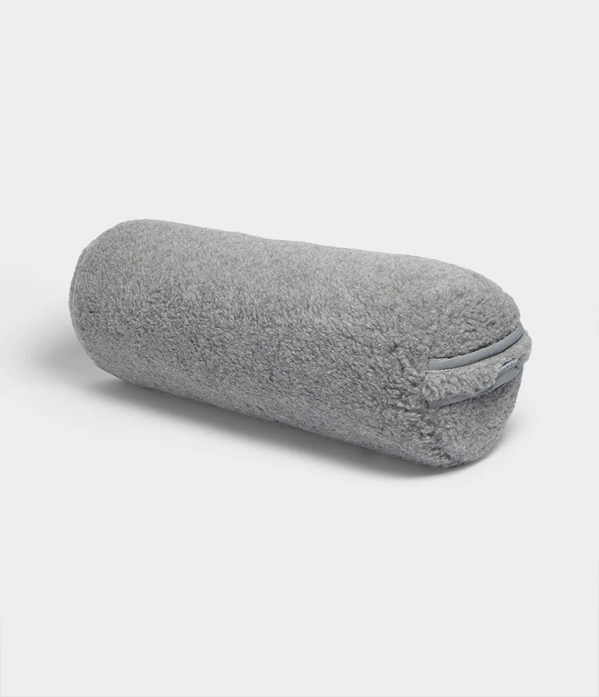 Women's Manduka WOOL ROUND Bolster Grey | 4144172